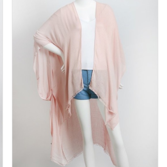 CLEARANCE ‼️BLUSH CARDIGAN DUSTER KIMONO- kimono - Picture 3 of 3